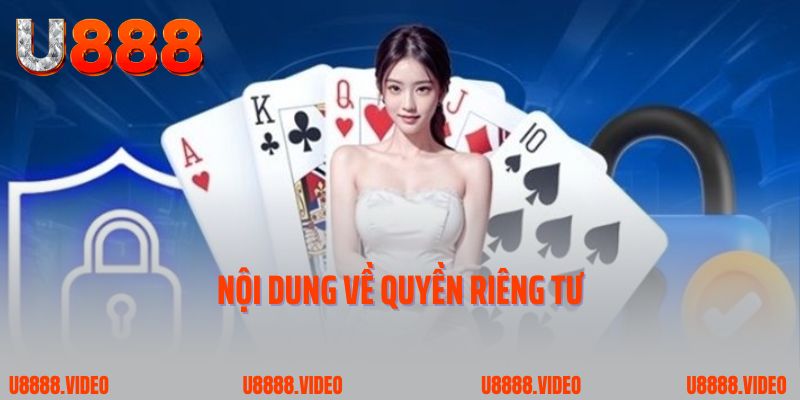 Nội dung về quyền riêng tư